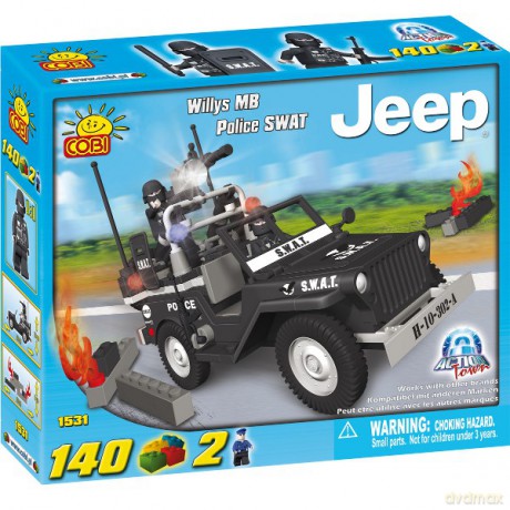 COBI Jeep Willys S.W.A.T 140 kl. 1531 [KLOCKI]