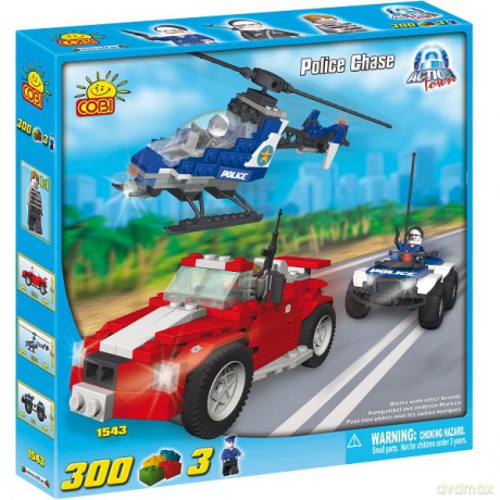 COBI CITY; POŚCIG POLICYJNY 300 KL. 1543 [KLOCKI]