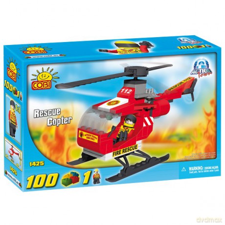 COBI CITY; HELIKOPTER STRAŻACKI 100 KL. 1425 [KLOCKI]