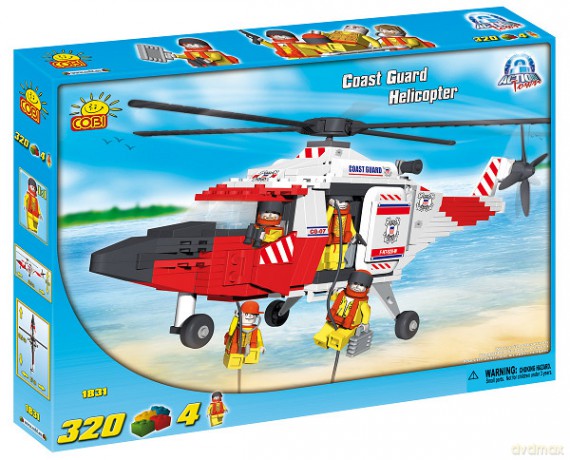 COBI Action Town Śmigłowiec Coast 320 kl 1831 [KLOCKI]