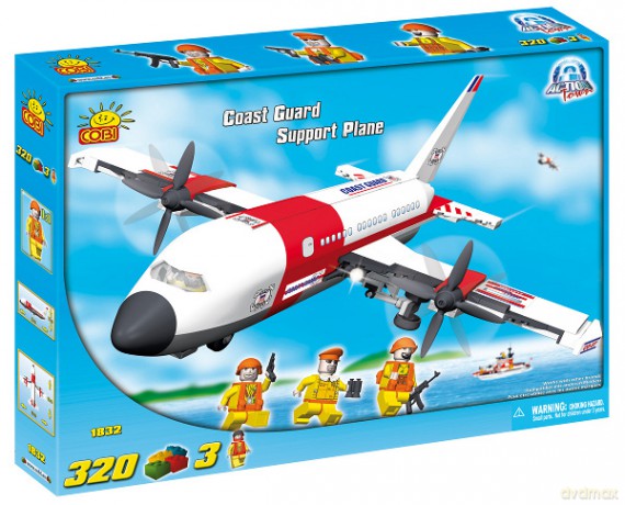 COBI Action Town Samolot Coast 320 kl 1832 [KLOCKI]