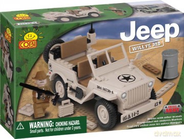 COBI JEEP WILLYS PUSTYNIA 100 KL. 24111 [KLOCKI]