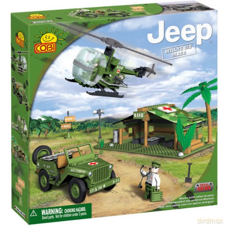 COBI JEEP WILLYS MB MASH 300 KL. 24300 [KLOCKI]