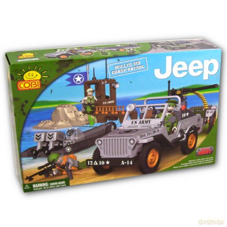 COBI Jeep Willys z pontonem 250 kl. 24251 [KLOCKI]