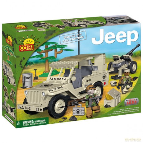 COBI Jeep Willys z plandeką 200 kl. 24201 [KLOCKI]