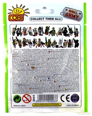 COBI Armia 1 Figurka z akces. seria 3 2003 [KLOCKI]