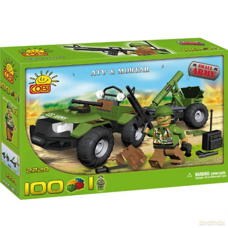 COBI Small Army Quad z Moździerzem 2220 [KLOCKI]