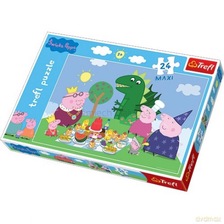 TREFL 24 MAXI Uczta - Świnka Peppa (14157) [PUZZLE]