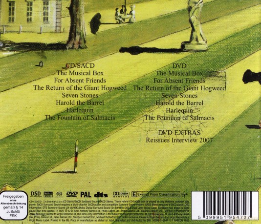Genesis: Nursery Crime [SACD]+[DVD]