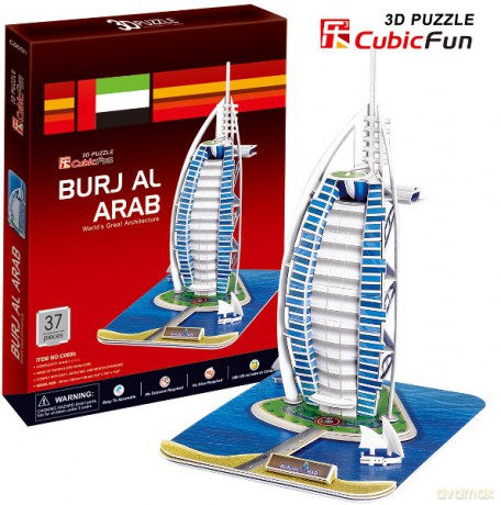 PUZZLE 3D BUDYNEK BURAJ AL. ARABIA C065H [PUZZLE]