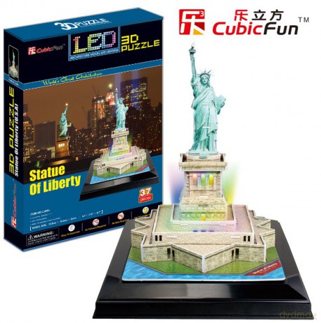 PUZZLE 3D STATUA WOLNOŚCI (ŚWIATŁO) L505H [PUZZLE]