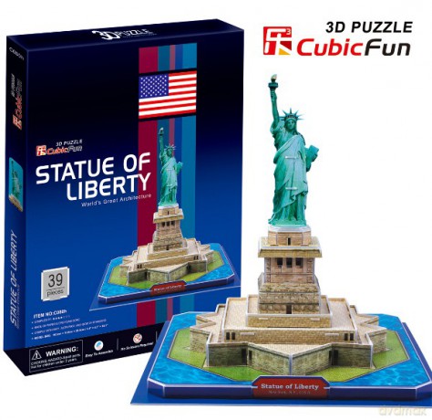 PUZZLE 3D STATUA WOLNOŚCI C080H [PUZZLE]