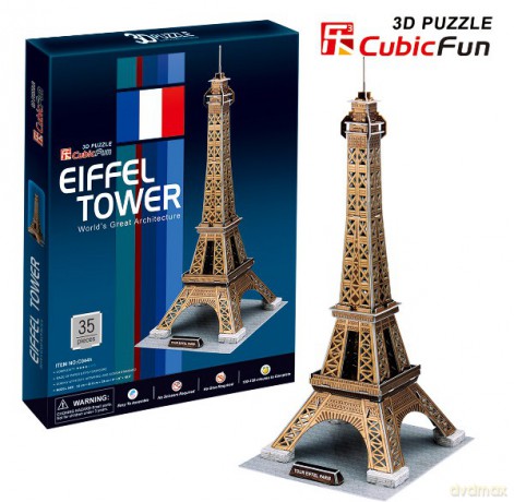 PUZZLE 3D WIEŻA EIFFEL C044HG [PUZZLE]