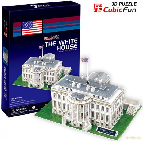 PUZZLE 3D BIAŁY DOM C060H [PUZZLE]