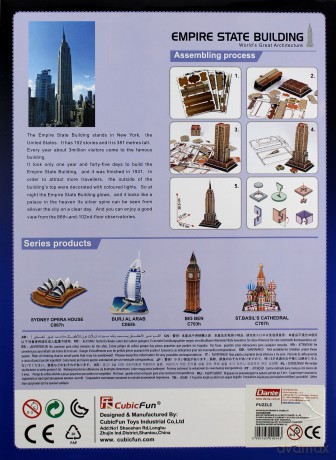 PUZZLE 3D EMPIRE STATE BUILDING C704H [PUZZLE]