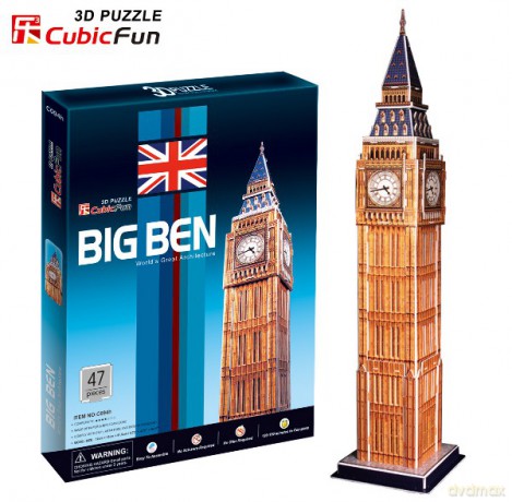 PUZZLE 3D ZEGAR BIG BEN C094H [PUZZLE]
