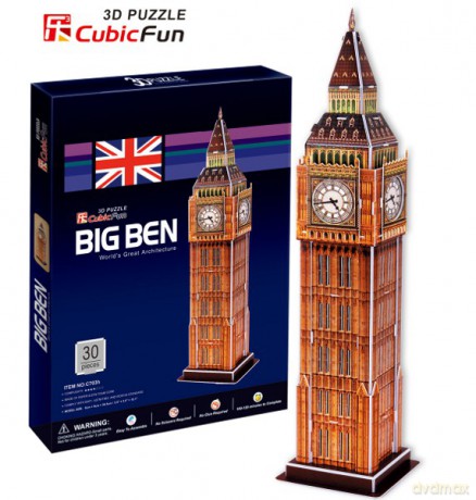 PUZZLE 3D ZEGAR BIG BEN C703H [PUZZLE]