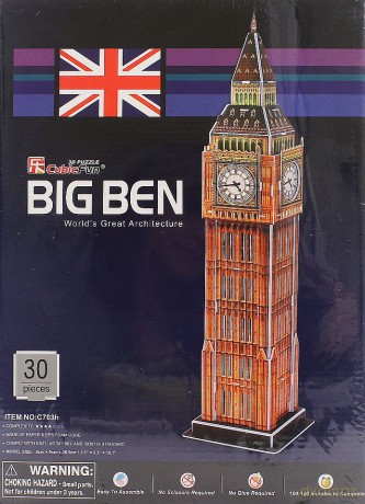 PUZZLE 3D ZEGAR BIG BEN C703H [PUZZLE]