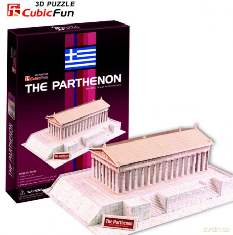 PUZZLE 3D Świątynia The Parthenon C076H [PUZZLE]