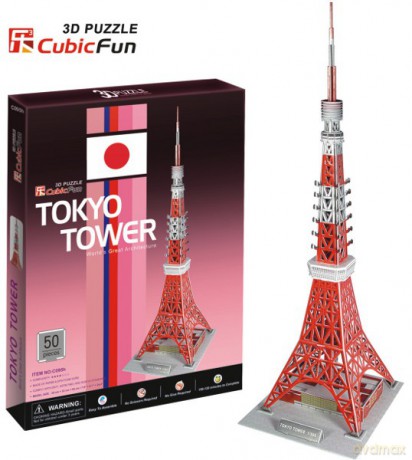 PUZZLE 3D Wieża Tokyo Tower C095H [PUZZLE]