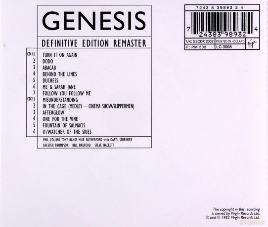 Genesis: Three Sides Live [2CD]