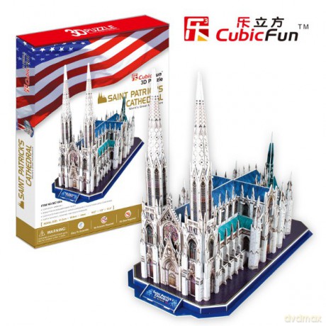 PUZZLE 3D Katedra Św. Patryka C103H [PUZZLE]