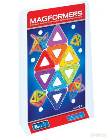 MAGFORMERS Klocki Magnetyczne 8 el. 1553 [ZABAWKA]