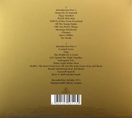 David Bowie: Ziggy Stardust And The Spiders [2CD]