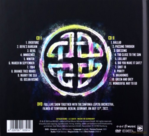 New Model Army: Sinfonia (digipack) [2CD]+[DVD]