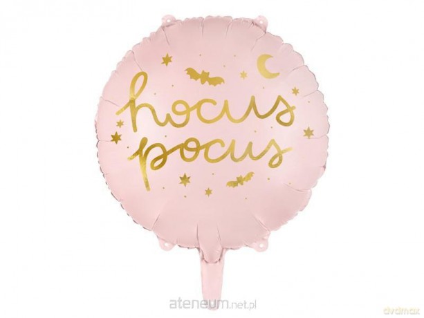 Balon foliowy Hocus Pocus różowy 45 cm