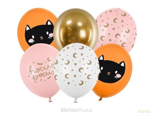 Balony Hocus Pocus 30 cm 6 szt