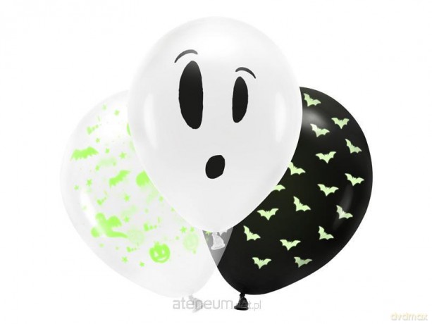 Balony UV BOO! 27 cm 3 szt