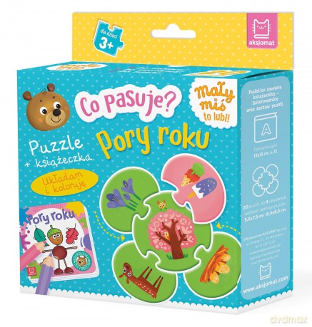 Co pasuje? Pory roku. Puzzle + książeczka - Anna Podgórska [KSIĄŻKA]