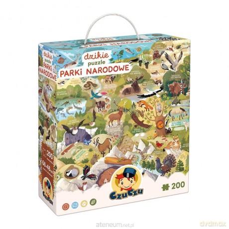 Puzzle Dzikie puzzle - Parki Narodowe 200 el. [PUZZLE]