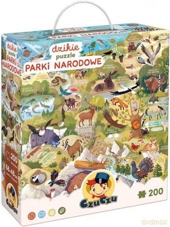 Puzzle Dzikie puzzle - Parki Narodowe 200 el. [PUZZLE]