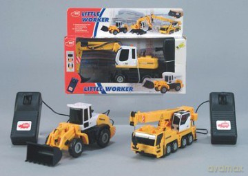DICKIE POJAZDY BUDOWLANE MINI 203412243 [ZABAWKA]