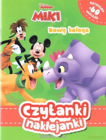 Czytanki naklejanki. Miki. Nowy kolega [KSIĄŻKA]