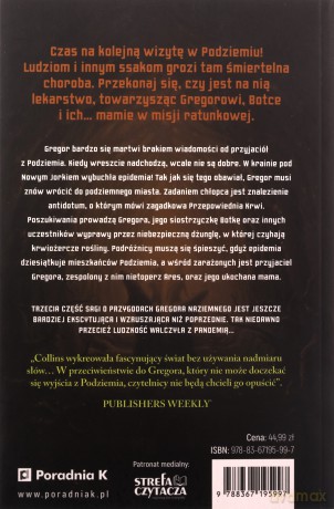 Gregor i klątwa stałocieplnych - Suzanne Collins [KSIĄŻKA]