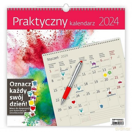Kalendarz 2023 30x30 Praktyczny [KALENDARZ]