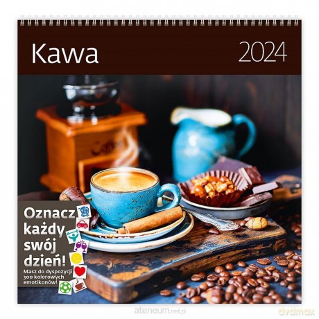 Kalendarz 2024 30x30 Kawa [KALENDARZ]