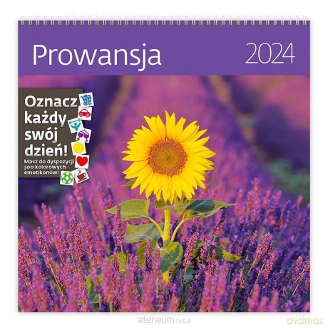 Kalendarz 2024 30x30 Prowansja [KALENDARZ]
