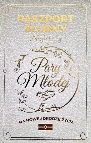 Karnet Paszport ślubny Pary Młodej