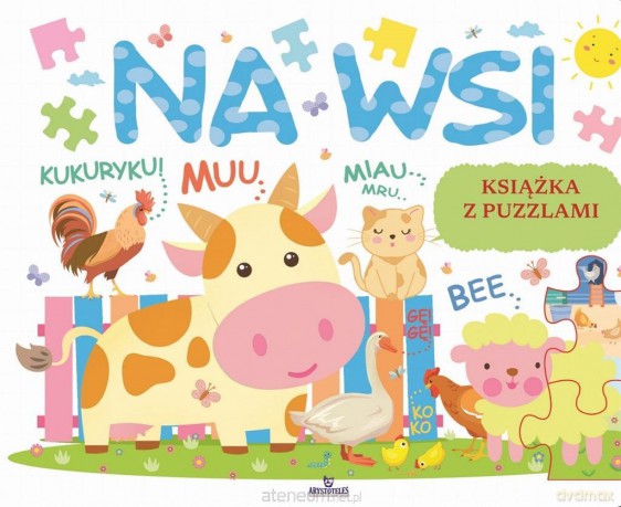 Książka edukacyjna z puzzlami. Na wsi [KSIĄŻKA]