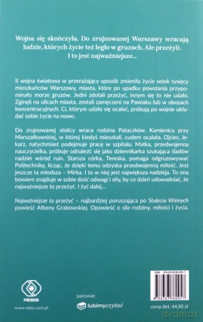 Najważniejsze to przeżyć - Ałbena Grabowska [KSIĄŻKA]