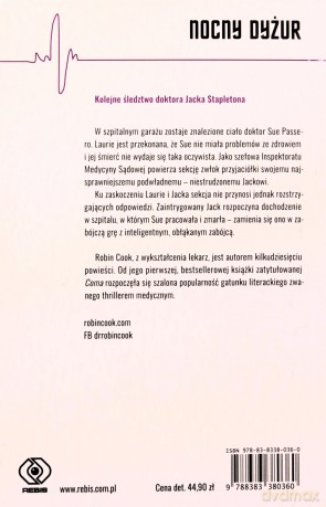 Nocny dyżur - Robin Cook, Maria Smulewska [KSIĄŻKA]