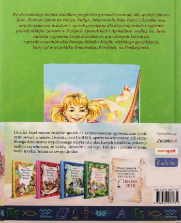 Opowieści biblijne dziadzia Józefa - Lidia Miś [KSIĄŻKA]