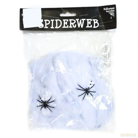 Pajęczyna Halloween biała 60g
