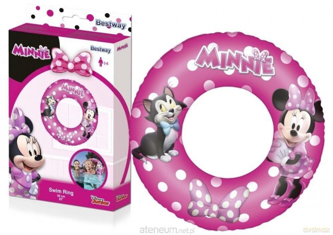 Pompowane koło do pływania Myszka Minnie 56 cm