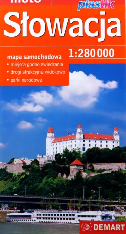 Słowacja mapa samochodowa
