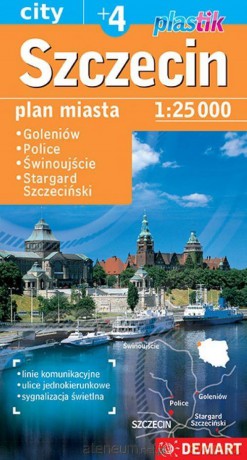 Szczecin +4 mapa samochodowa
